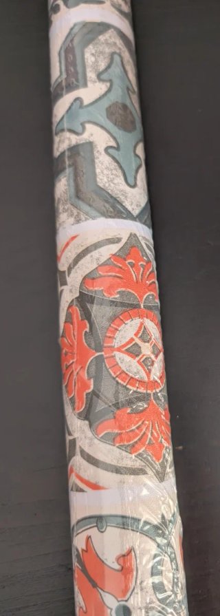 Rollo papel pintado autoadhesivo azulejo hidráulic