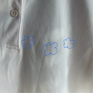 Camisa blanca de tenis transpirable - unisex