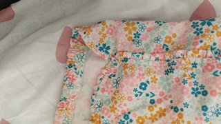 Costume da bagno per bambina con stampa floreale