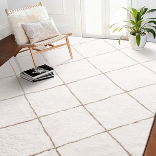 Alfombras de área de felpa para interiores, 2.44 x