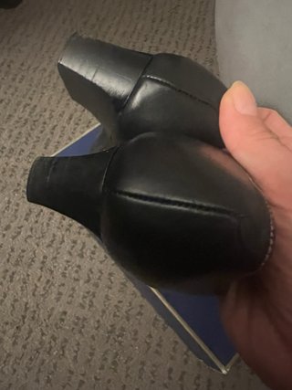 Zapatos de piel tacón cuadrado