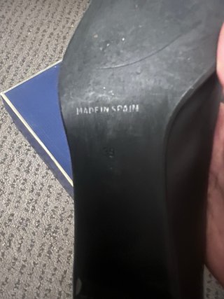 Zapatos de piel tacón cuadrado