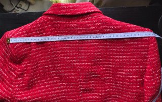 Americana Tweed Zara Roja