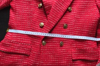 Americana Tweed Zara Roja