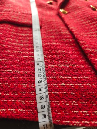 Americana Tweed Zara Roja
