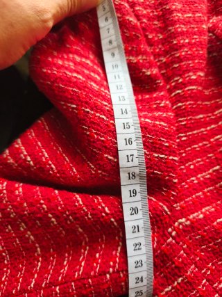 Americana Tweed Zara Roja