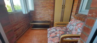Armario auxiliar madera y cristal