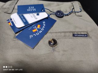 Pantalón corto Spagnolo Beige Talla 42