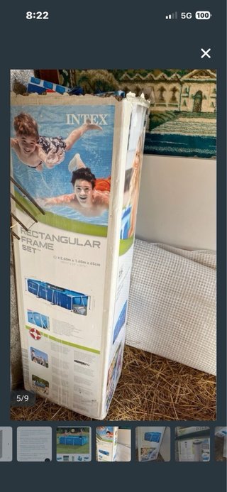 Piscina GRANDE desmontable INTEX 260x160x65cm