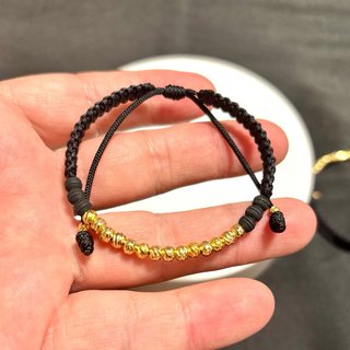 Pulseras Pareja Balines Oro 18k Laminado