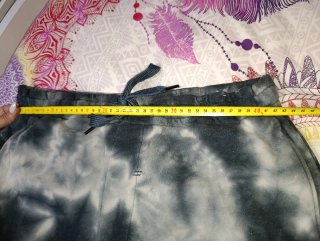 Conjunto H&M Camiseta Negra y Pantalón Corto Tie-D