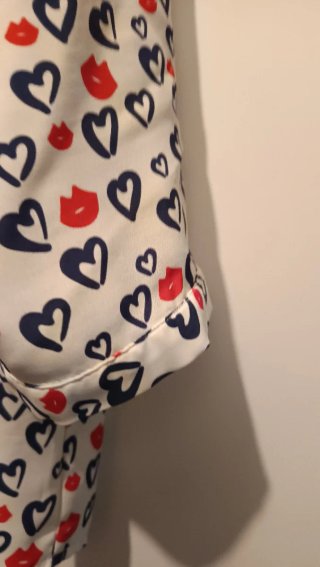 Blusa/camisa mujer estampado corazone
