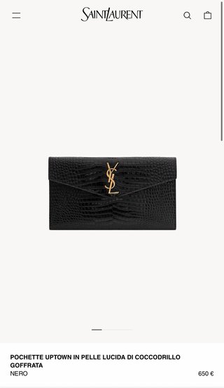 Borsa Yves Saint Laurent nera