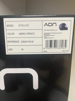 Casco integral moto ADN negro