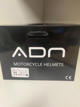 Casco integral moto ADN negro