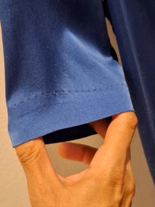 Abito Maliparmi seta stretch blu taglia 44