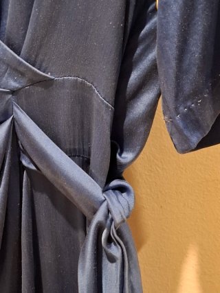 Abito Maliparmi seta stretch blu taglia 44