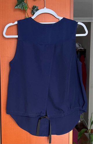 Blusa azul marino Lefties Talla S