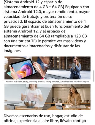 Tablet 10” 4GB y 64GB - Nueva a estrenar