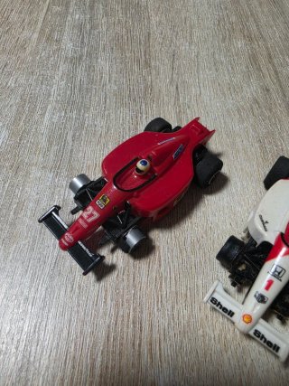 Lotto 2 Slot Car HO Ferrari McLaren Tyco