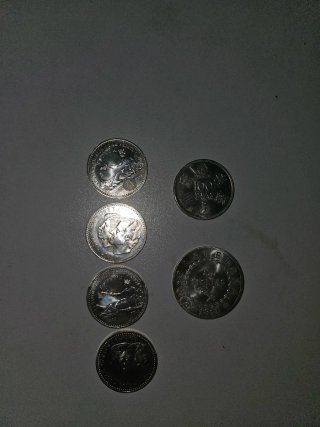 Monedas Plata Coleccionables  Q