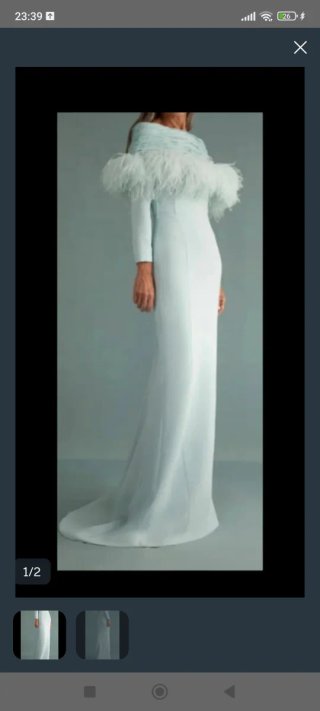 Vestido de fiesta azul turquesa