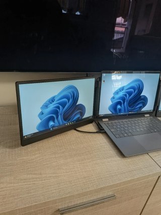 Triple Pantalla Portátil 14 Extensor