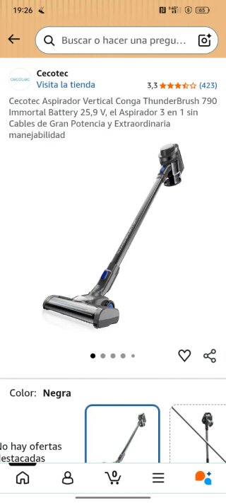 Depósito Aspirador Cecotec Conga ThunderB