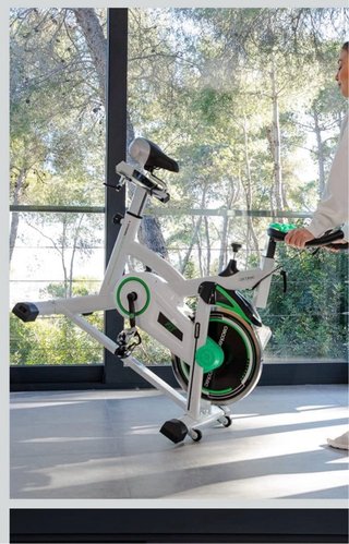 Bicicleta Spinning Cecotec Blanca