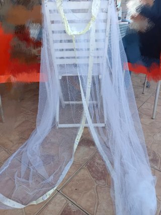 Mosquitera para cuna de bebé blanca