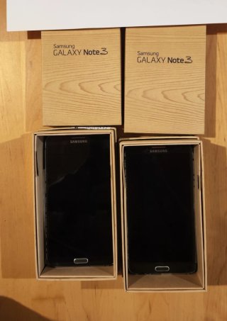 Lote 2x Samsung Galaxy Note 3 + Cajas