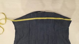 Top vaquero con tirantes y encaje