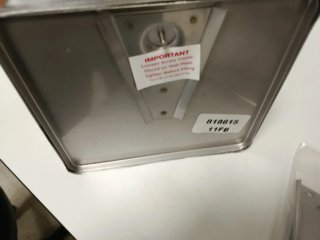 Dosificador jabonera de gel metálico de acero inox