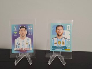Cromo Lionel Messi Mundial 2026 y Qatar 2022