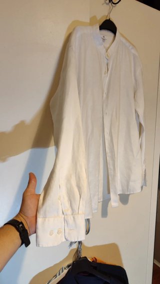 Camicia uomo collo coreana XXXL