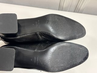 Zapatos Massimo Dutti Mary Jane Piel Negro