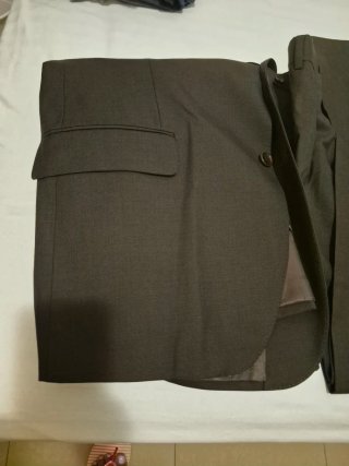 Traje El Corte Inglés Negro y Marrón Talla M