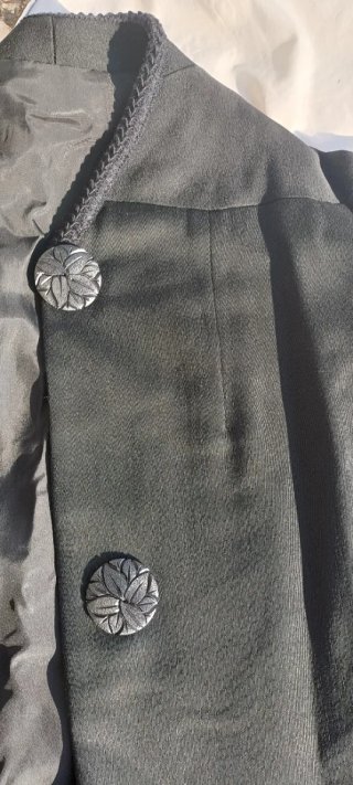 Abrigo vintage negro