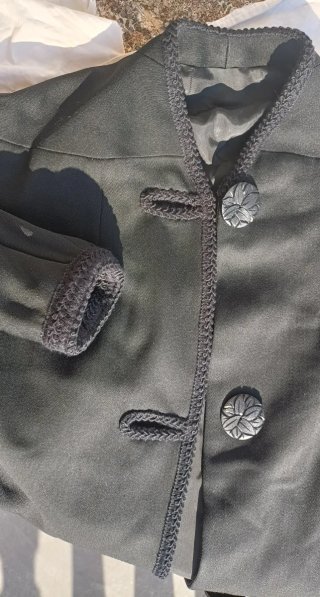 Abrigo vintage negro