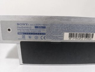 PS2 FAT Silver SCPH-50004 + FreeMcBoot + 60 Giochi