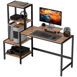 Mesa de computadora con soporte para monitor, escr
