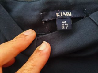 Pantalón corto azul mujer