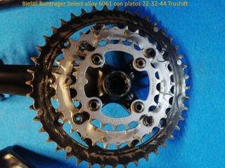 Lote Bontrager Platos Bielas Tijas Cierre Rápido