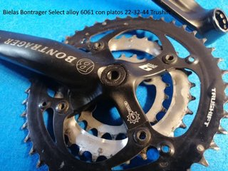 Lote Bontrager Platos Bielas Tijas Cierre Rápido
