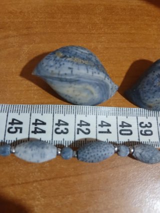 Collar y pendientes vintage piedras naturales