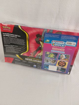 Pokemon Collezione Mega Lucario EX con Statuina