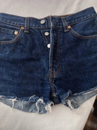 Levi's 501 Shorts Vaqueros Azules