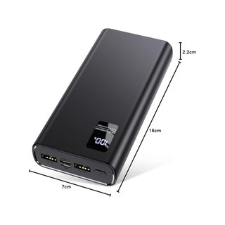 Powerbank 24000mAh con ricarica rapida USB-C per iPhone