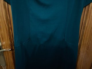 Vestido fiesta midi verde T42
