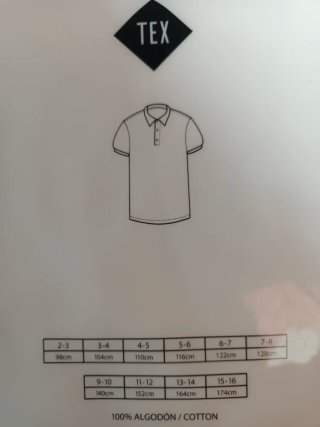 Pack 2 polos niño m. corta 5-6 años